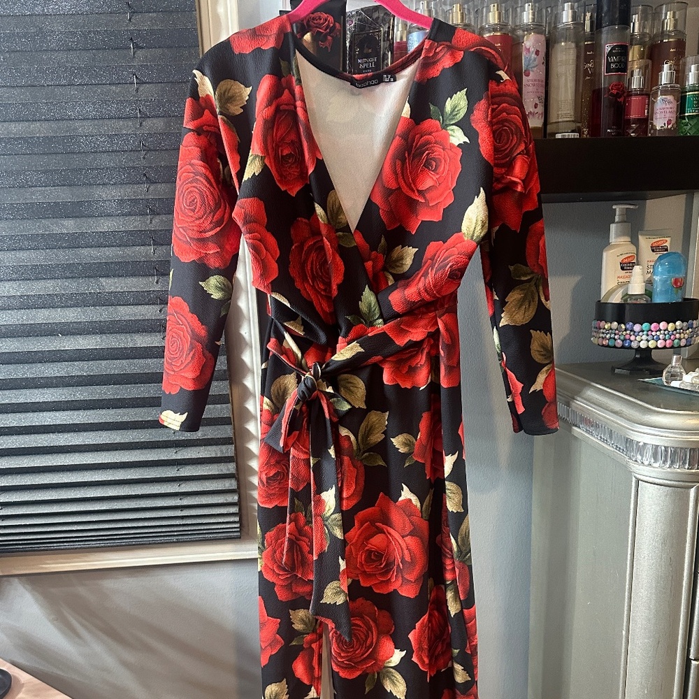 Roses Are Red Whimsical Dress